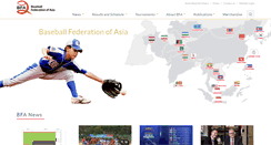Desktop Screenshot of baseballasia.org